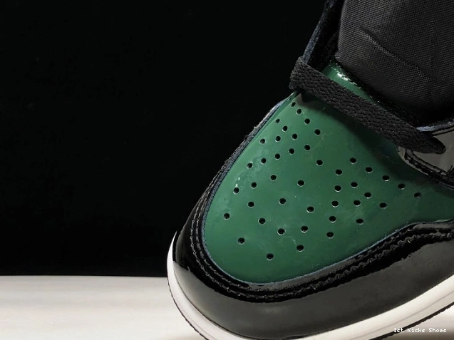 1st Kicks Shoes x Black Team 1 AV3905-038 Jordan OG High Retro Air Orange-Fir SoleFly 0815